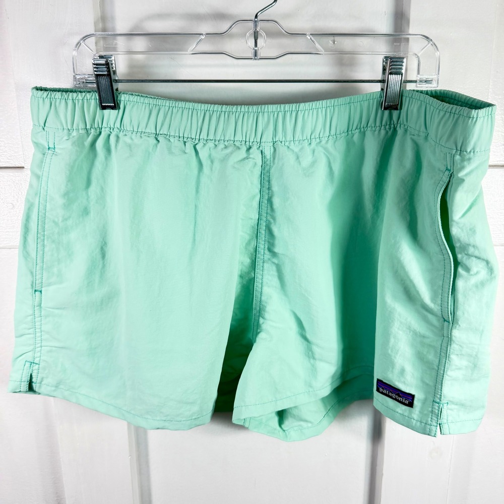 Patagonia Baggies Shorts Mens XL Mint Green Recycled Nylon Board Short 5" Inseam